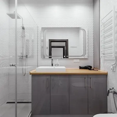 Apartment Grey In 14 Floor Odessa